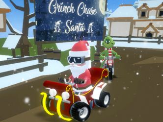 Grinch Chase Santa Image